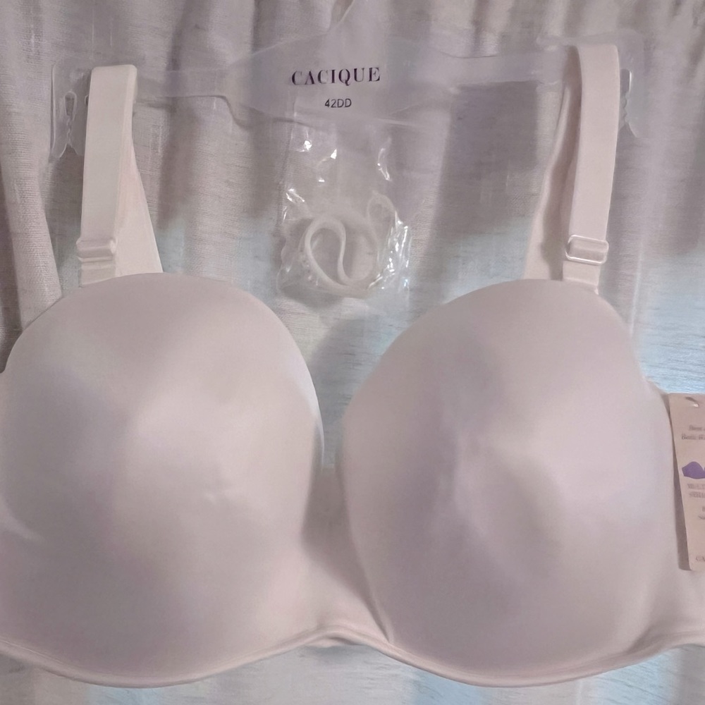 NWT 42DD Cacique Multi-Way Strapless Bra